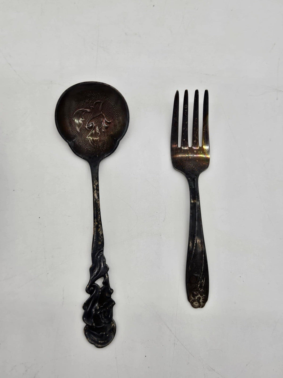 Vintage Silver Plated Bowl & Utensils Kitchenware