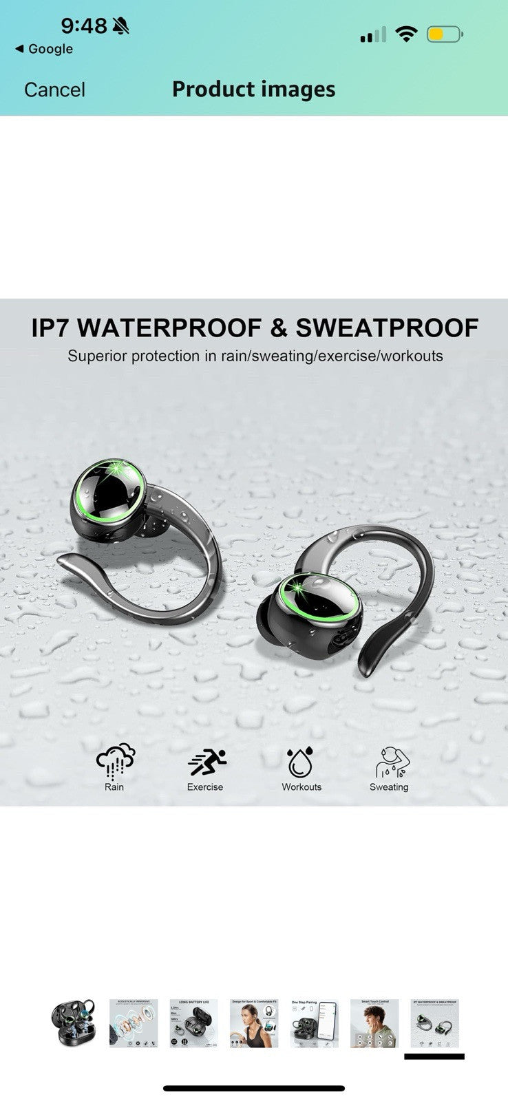 Wireless Earbuds, AOTONOK C16, Noise Cancelling, Bluetooth Earphones
