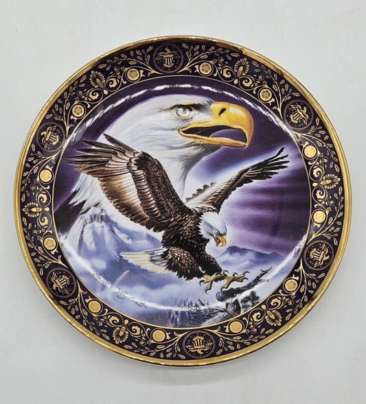 Franklin Mint Heirloom Royal Doulton Profile of Freedom by Ronald Van Ruyckevelt