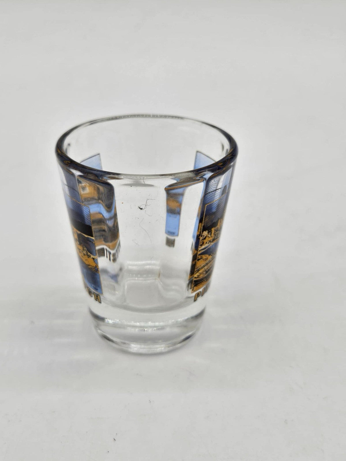 Pittsburgh Pennsylvania -Skyline standard Shot Glass-beveled inside- new