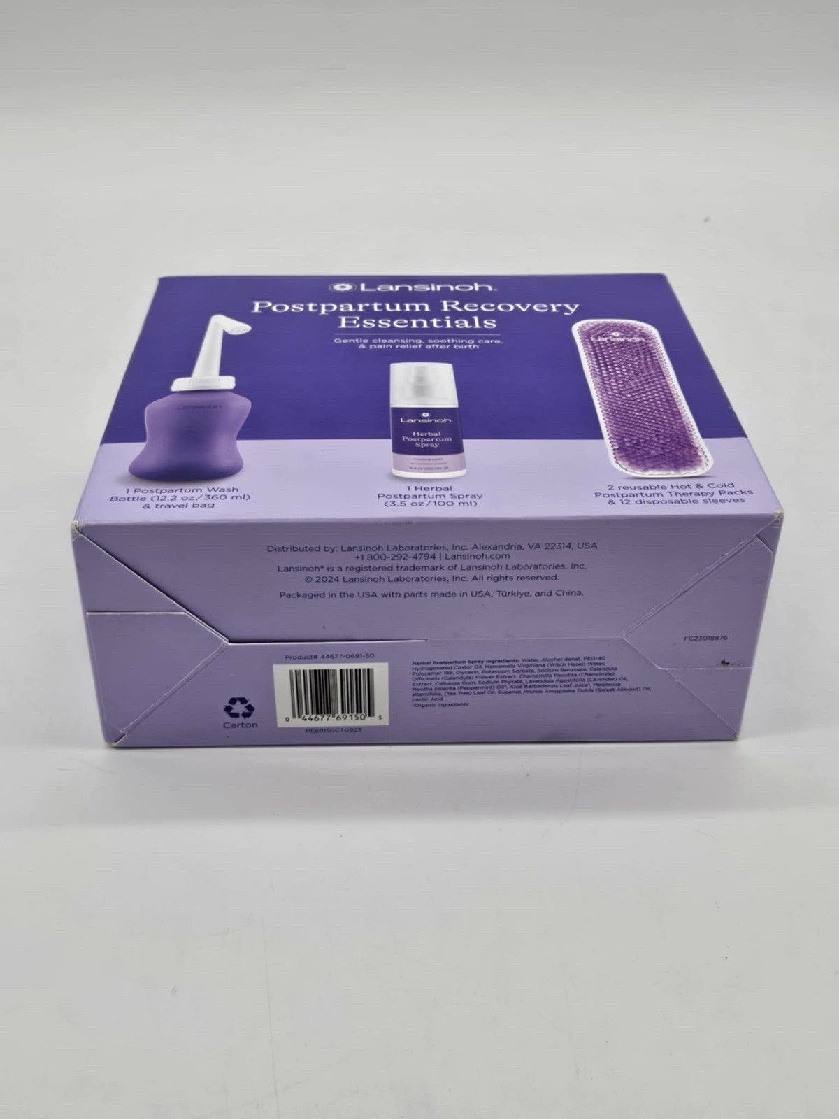 Lansinoh Postpartum Essentials Recovery Bundle, Postpartum Care Kit