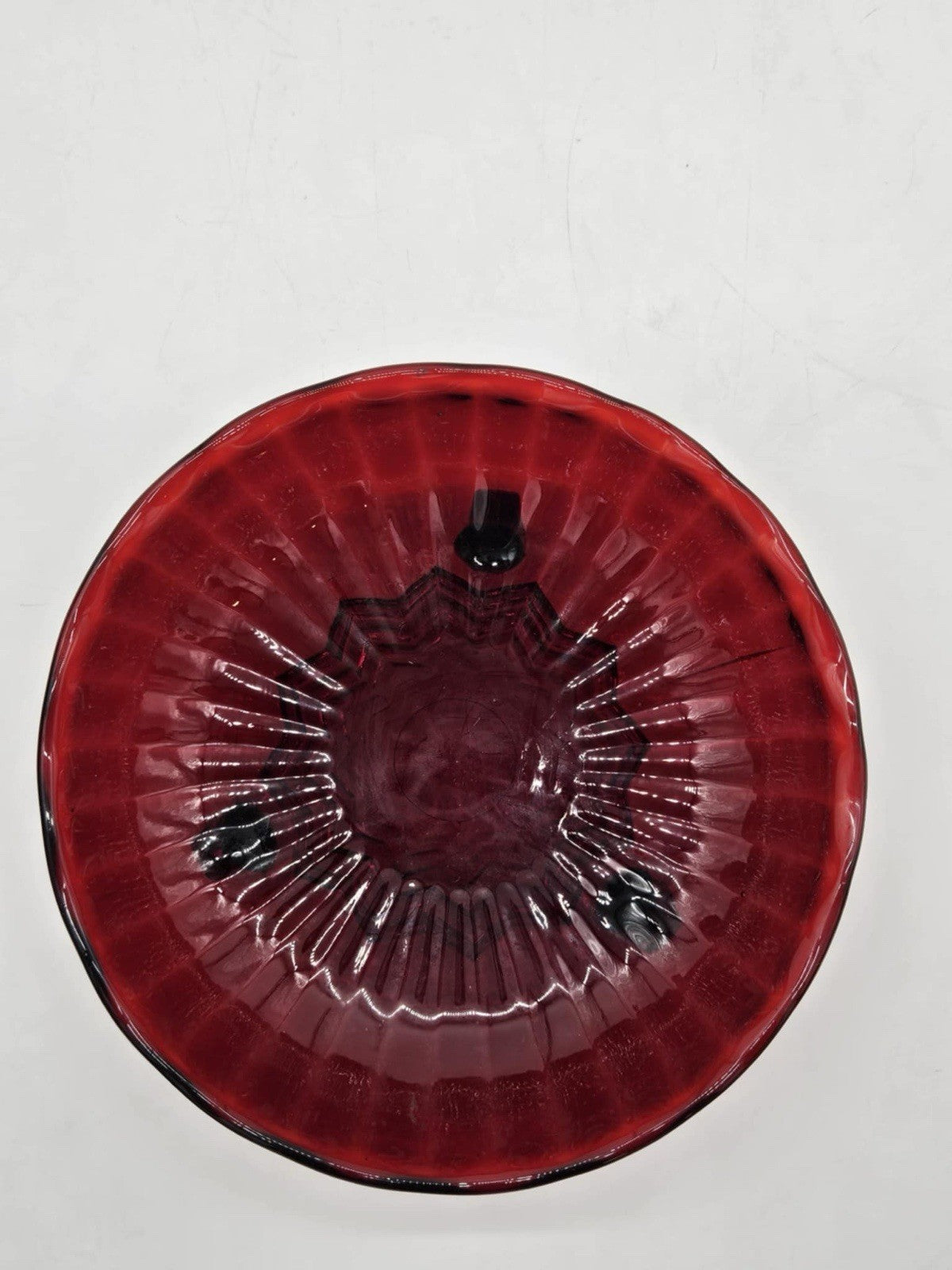 Set of 9 VTG Anchor Hocking "Royal Ruby" Red Glass Uniqe Dishware Decor Pieces