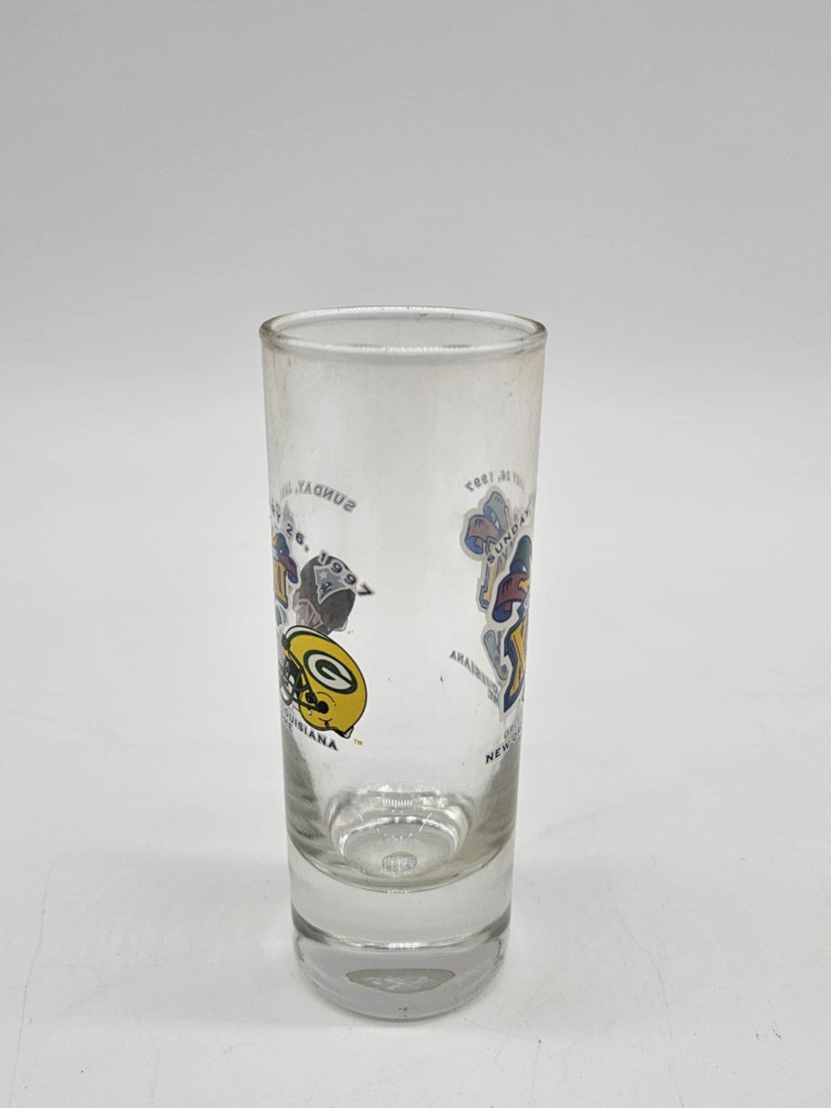 1997 Super Bowl XXXI Miller Genuine Draft Pint Beer Glass 16oz