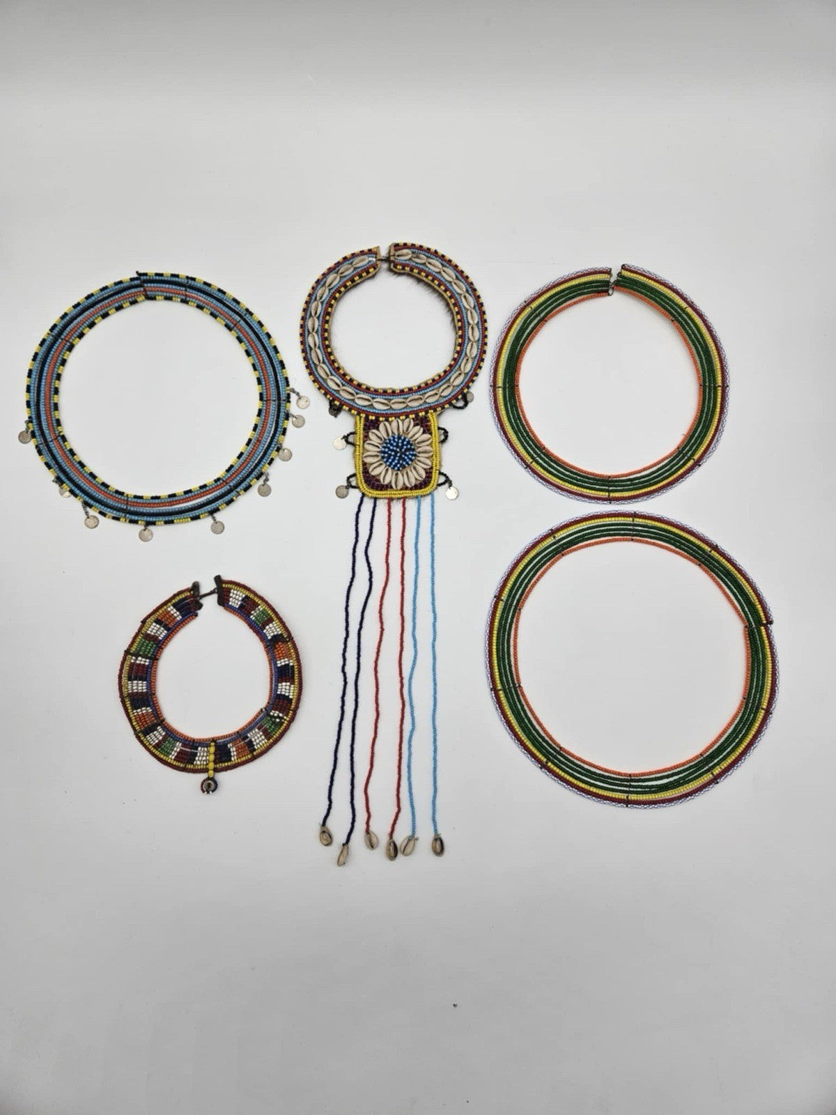 Masai Maasai Outfit Jewelry Tribal Beaded Necklaces