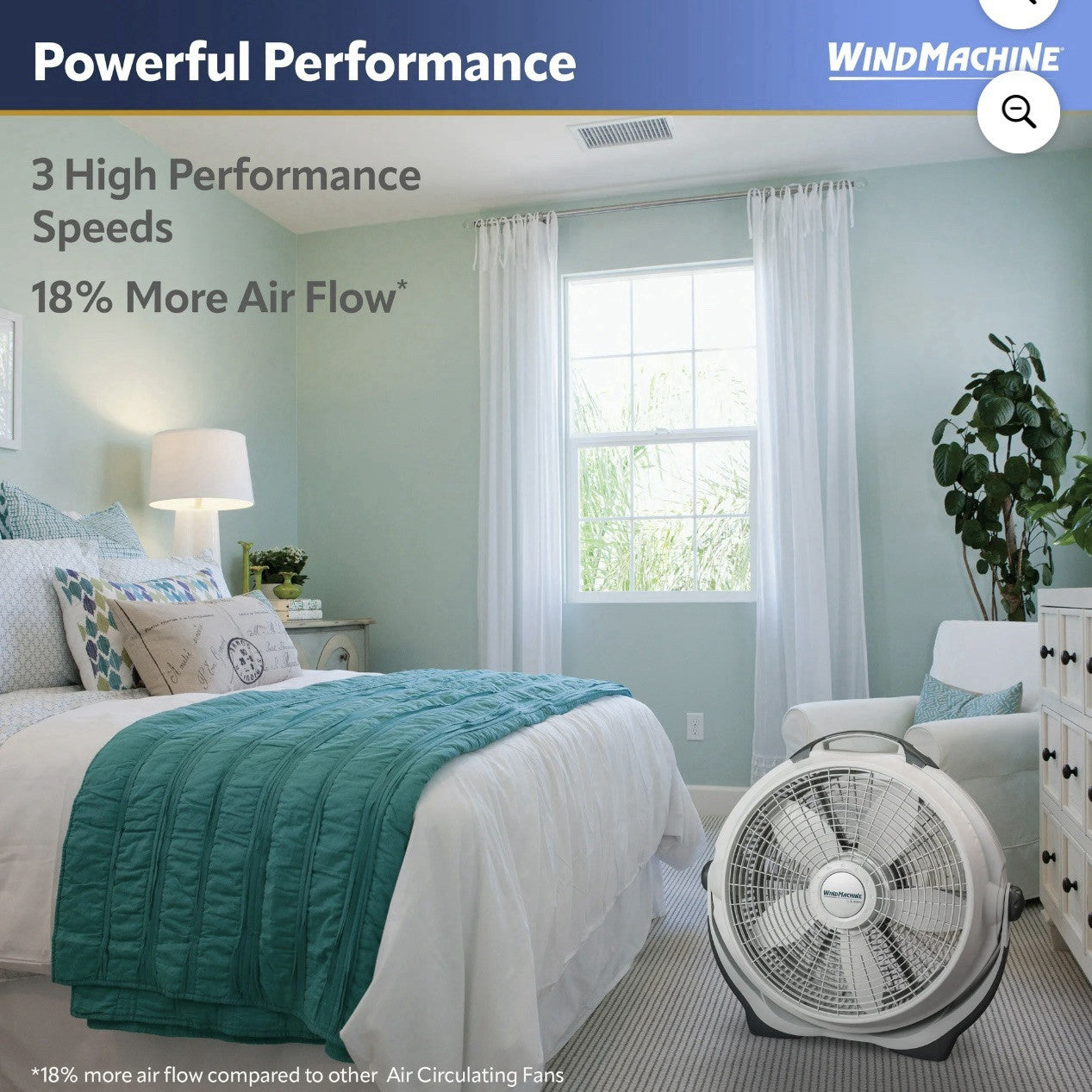 Lasko A20301 20" Air Circulator Wind Machine - Gray