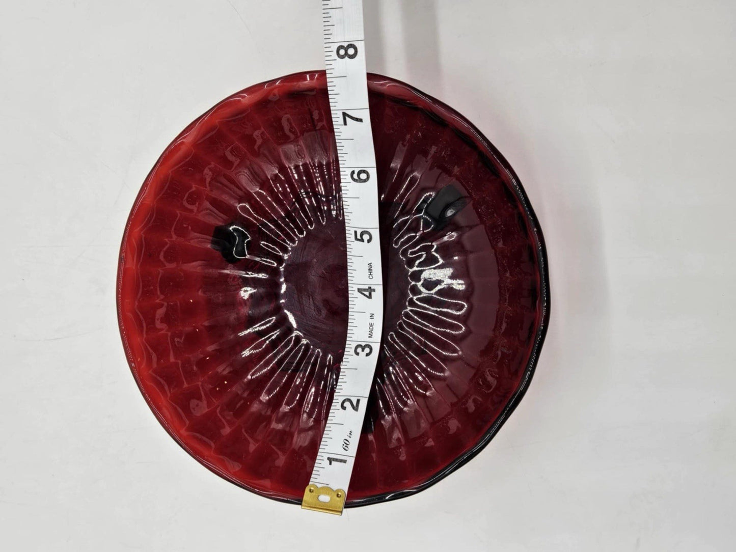 Set of 9 VTG Anchor Hocking "Royal Ruby" Red Glass Uniqe Dishware Decor Pieces