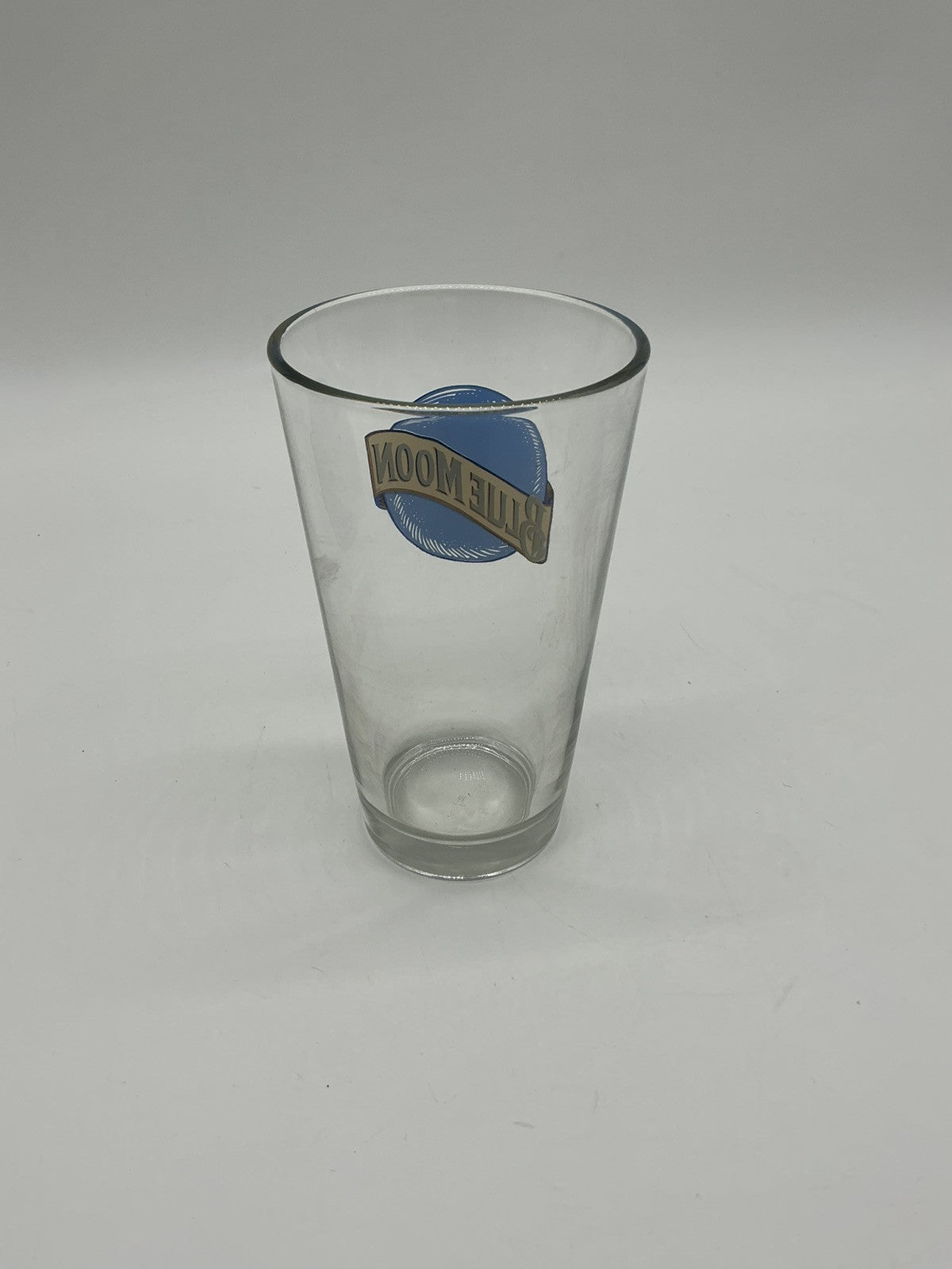 Blue Moon Logo Beer Glass Slightly Unusual Ales Miller Coors Belgian Style Wheat