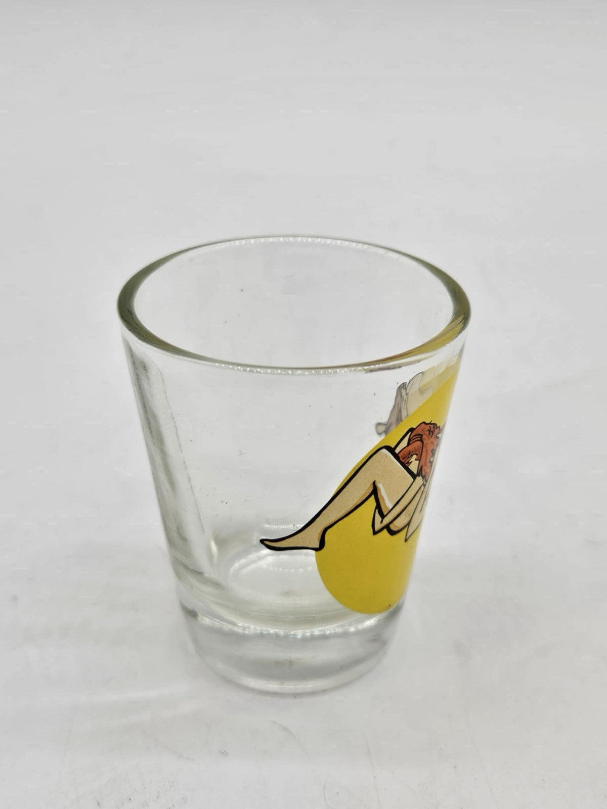 Vintage Lesbians 69ing Dirty Shot Glass ~ RARE ~ 2000 Paladone Products