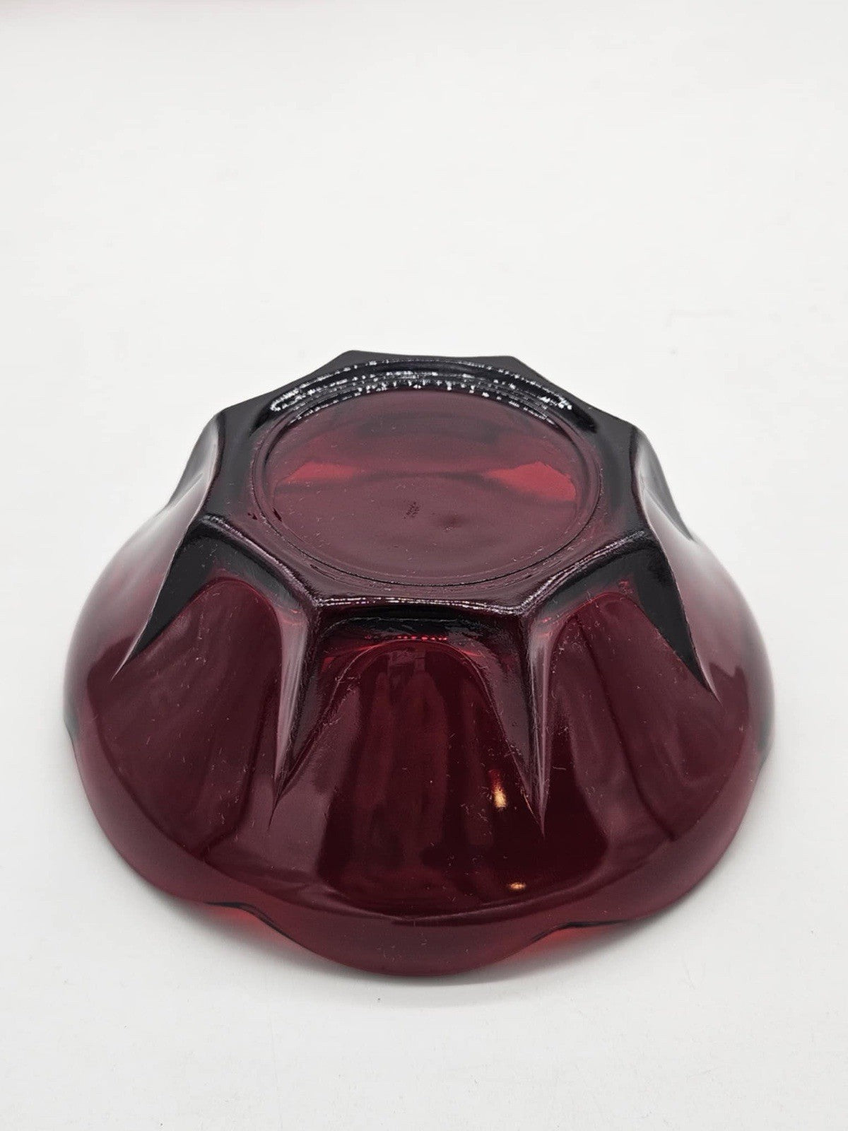 Lot of 23 Vintage Anchor Hocking Ruby Red Glass Plates, Bowls, Cups, Vase & More