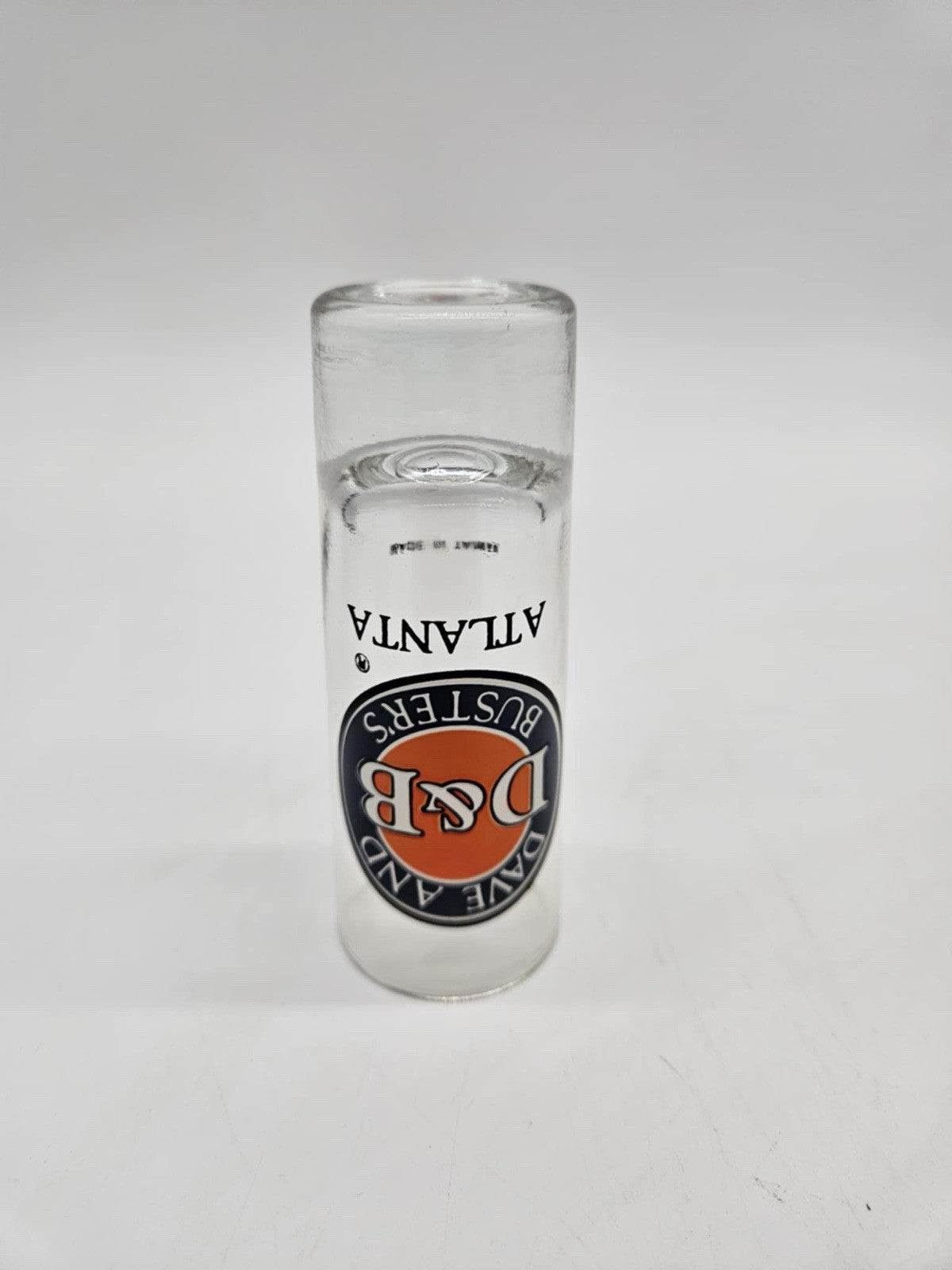 DAVE AND BUSTERS CLEVELAND SHOT GLASS 4” MINT