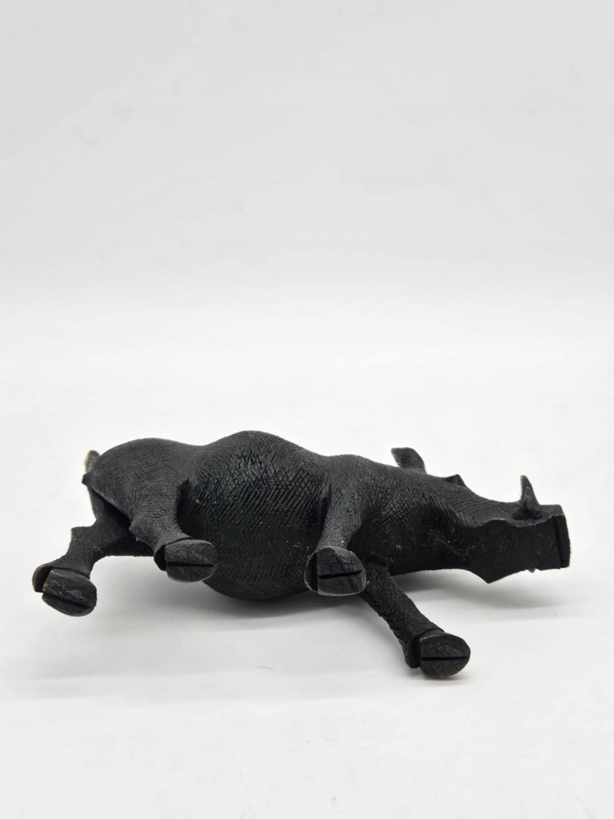 Pair African Hand carved Animals ~ Warthog & Hippo