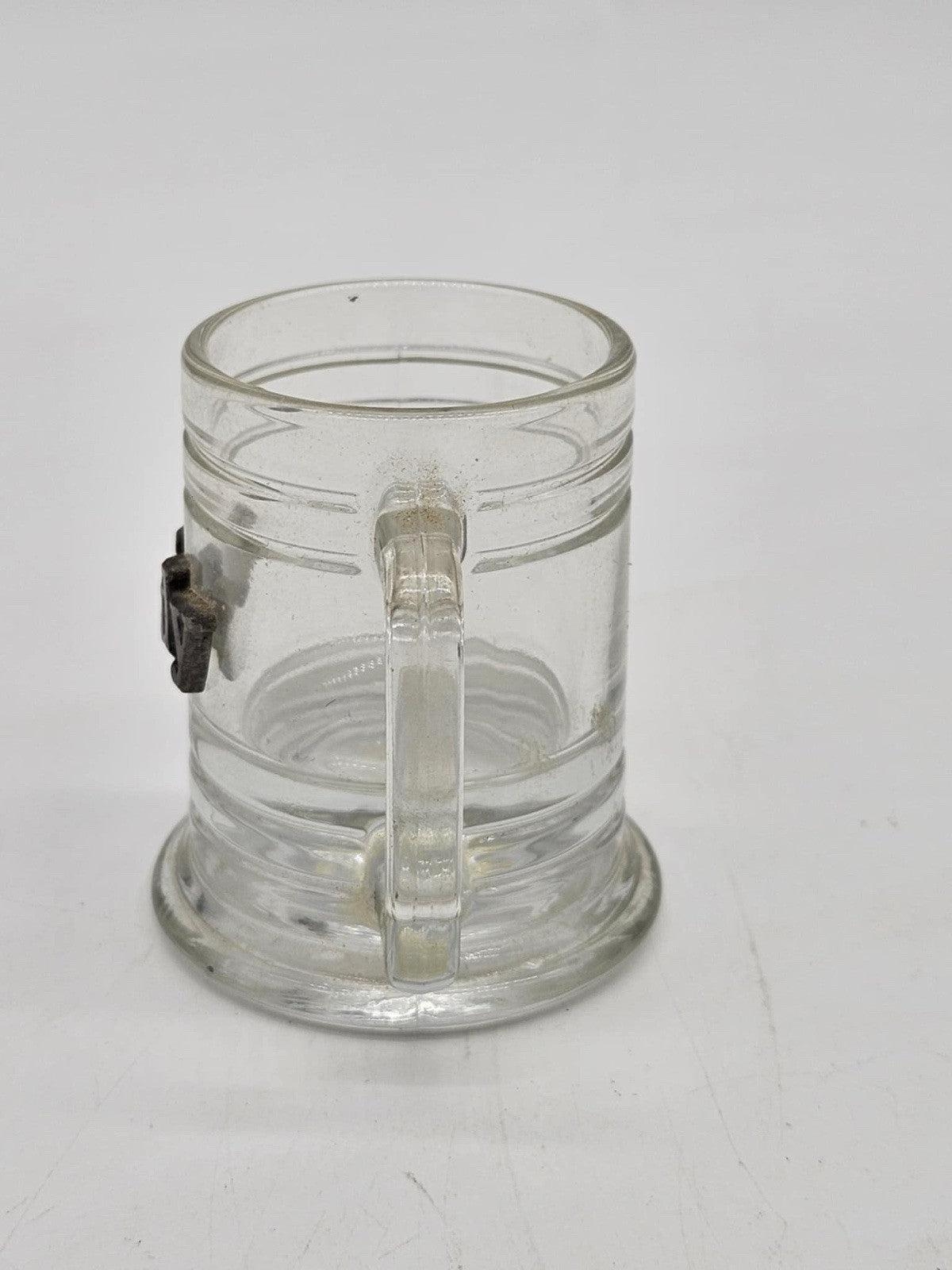 Vintage Souvenir Clear Glass Shot Glass w/ Pewter “Cody”