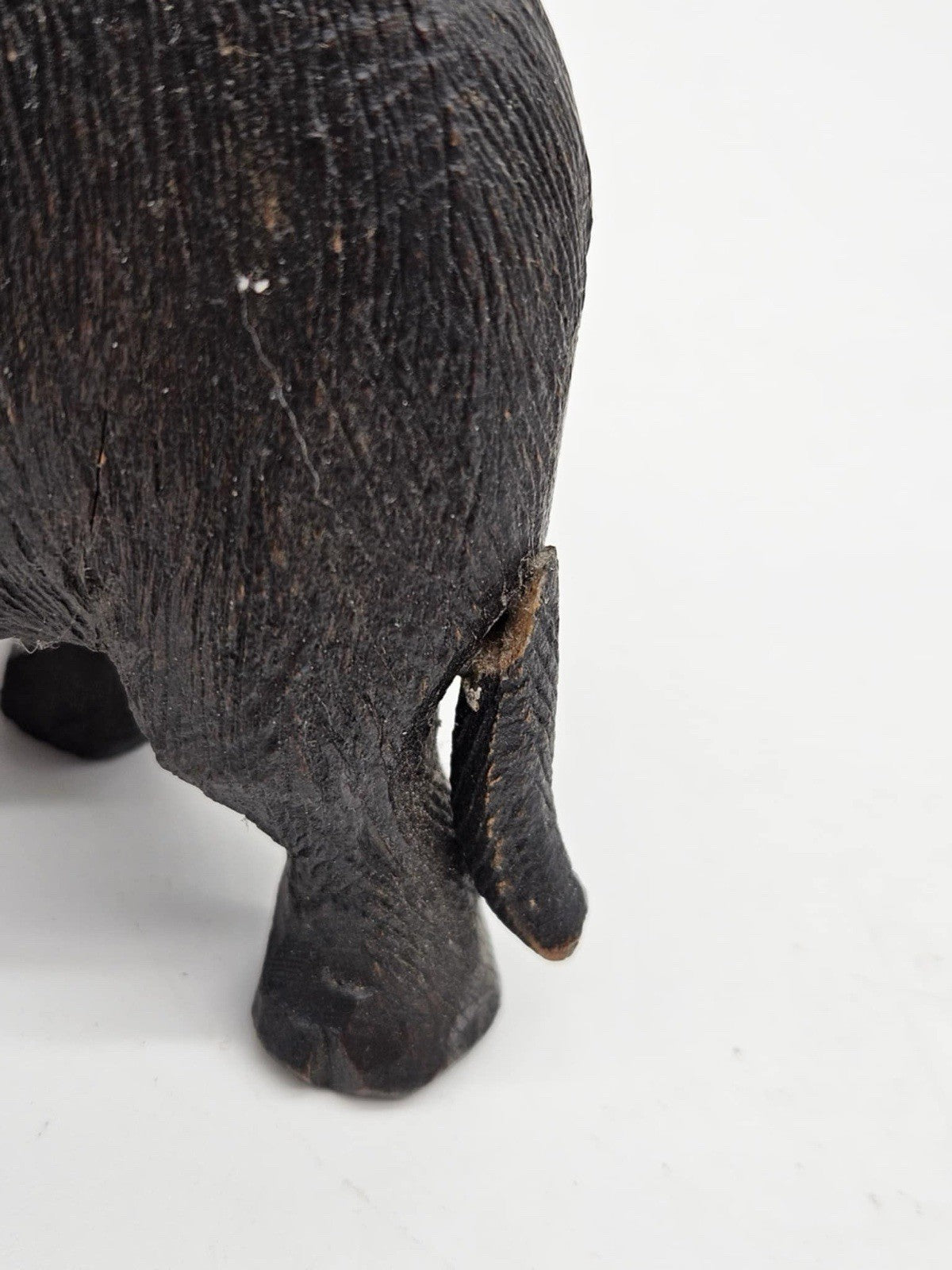 Pair African Hand carved Animals ~ Warthog & Hippo