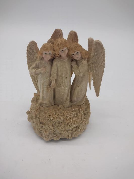 Vintage 1998 House of Lloyd Angelic Trio Christmas Around The World Music Box