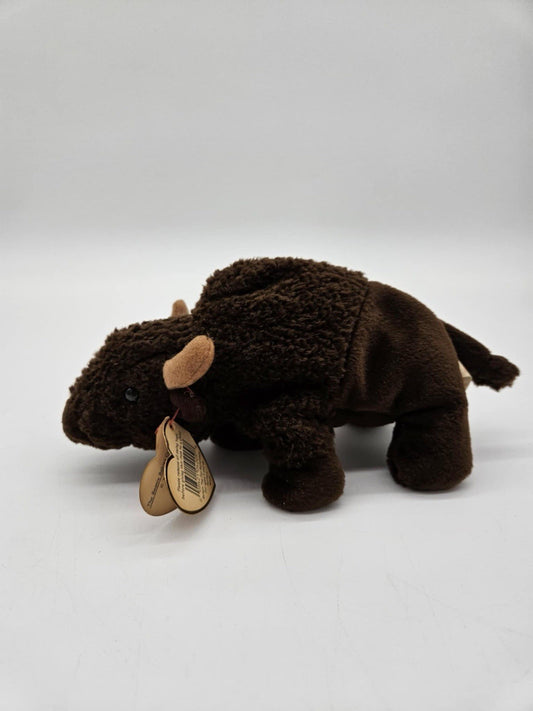 TY Beanie Original Baby 1998 "Roam" The Buffalo-Stamped Tush Tag 110