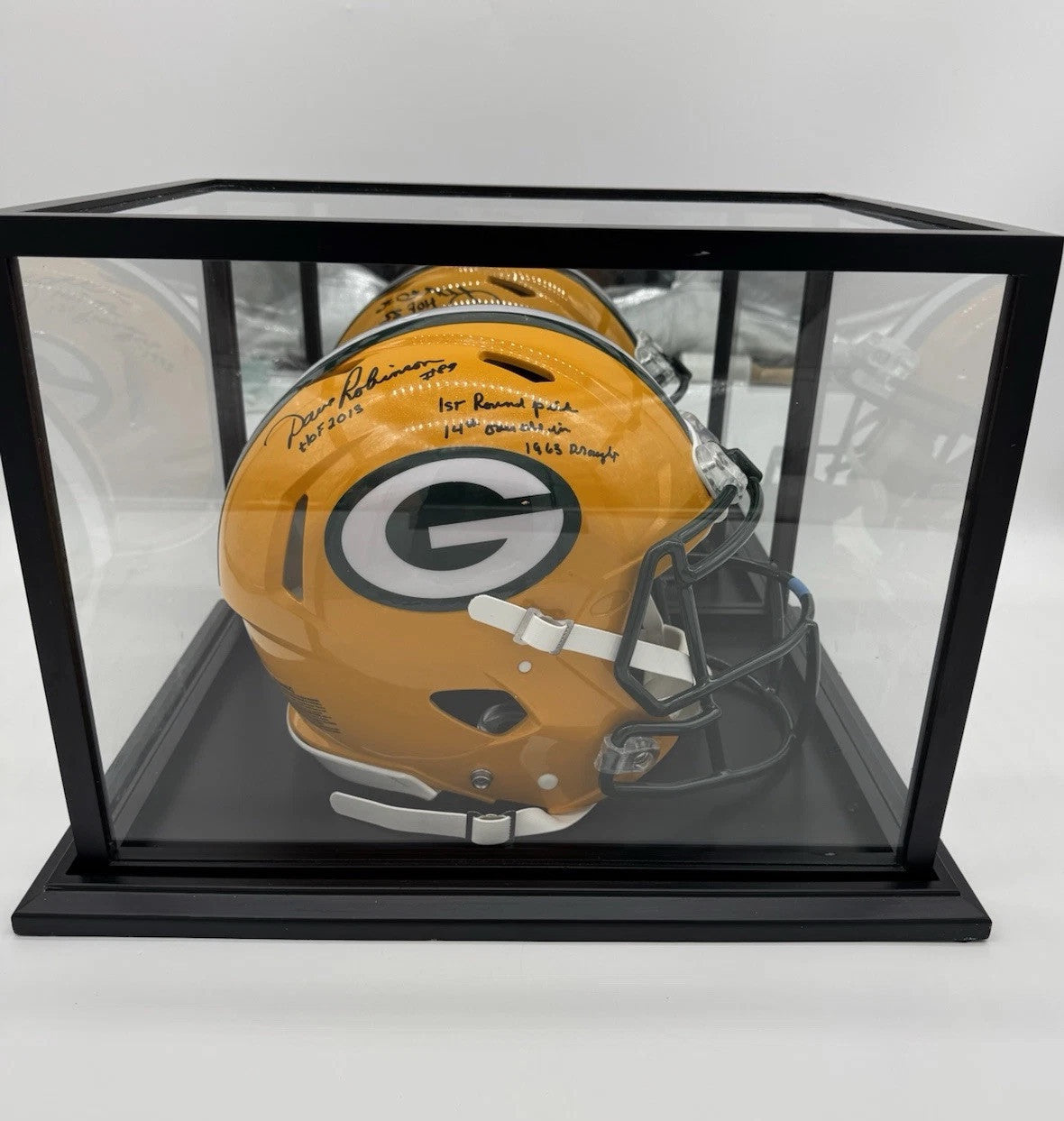 Packers Custom Signed Butler & Robinson F/S AUTHENTIC Speed Helmet AUTO ~ JSA