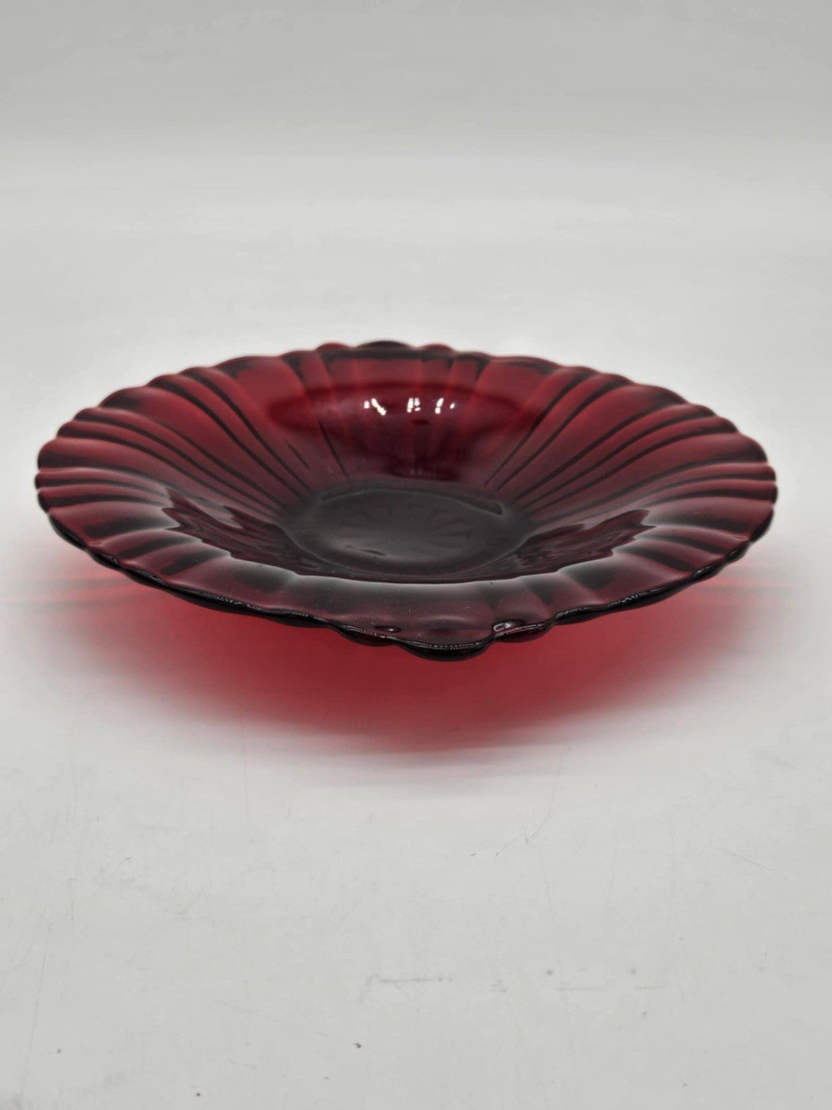 Set of 9 VTG Anchor Hocking "Royal Ruby" Red Glass Uniqe Dishware Decor Pieces