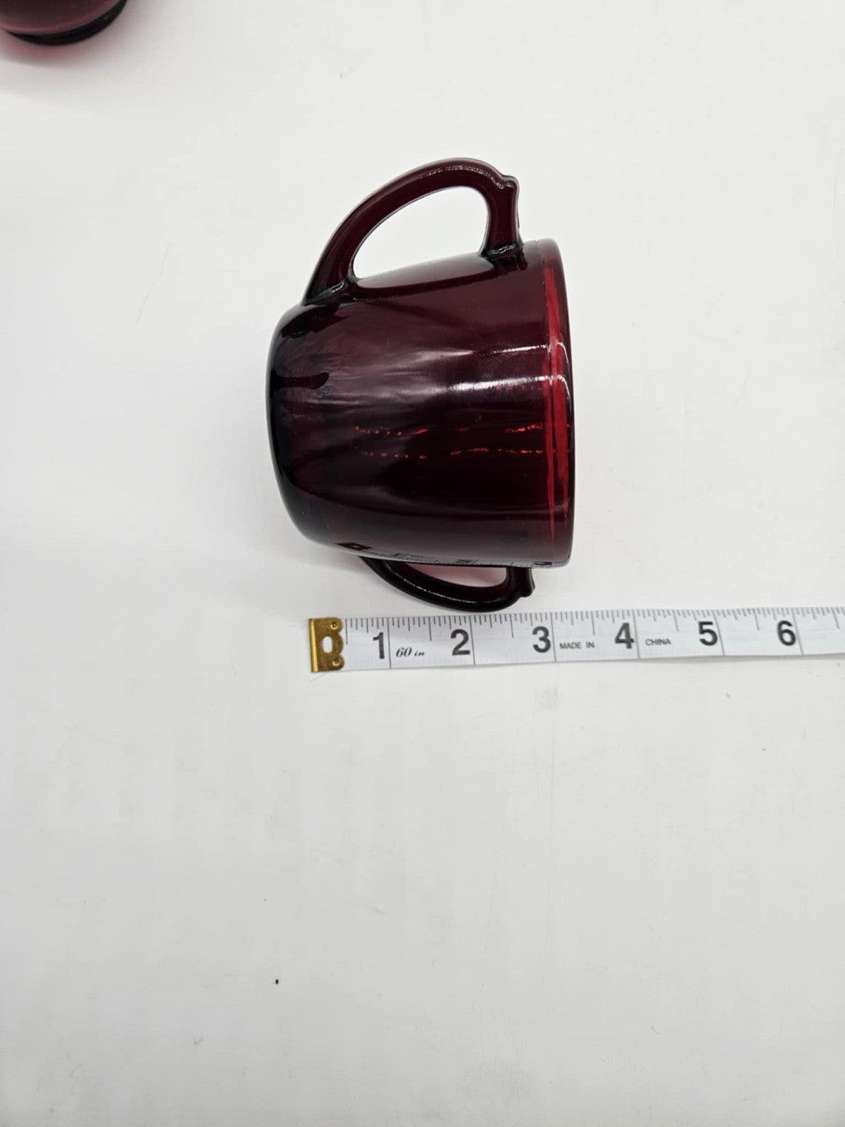 VINTAGE AVON CAPE COD RUBY RED COLLECTION PITCHER 48 Oz w/ 10 PC GLASS SET