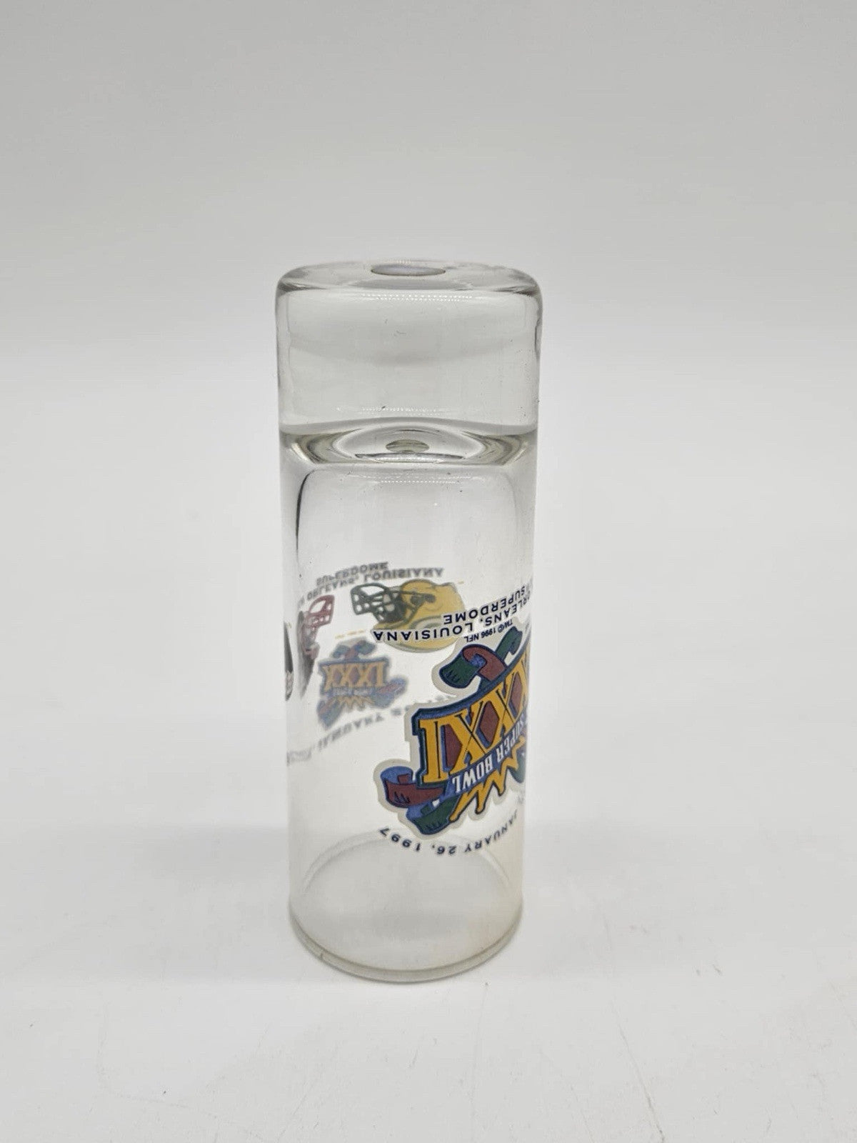 1997 Super Bowl XXXI Miller Genuine Draft Pint Beer Glass 16oz
