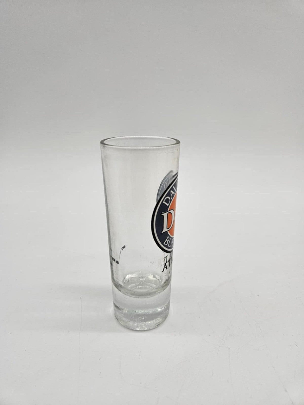 DAVE AND BUSTERS CLEVELAND SHOT GLASS 4” MINT