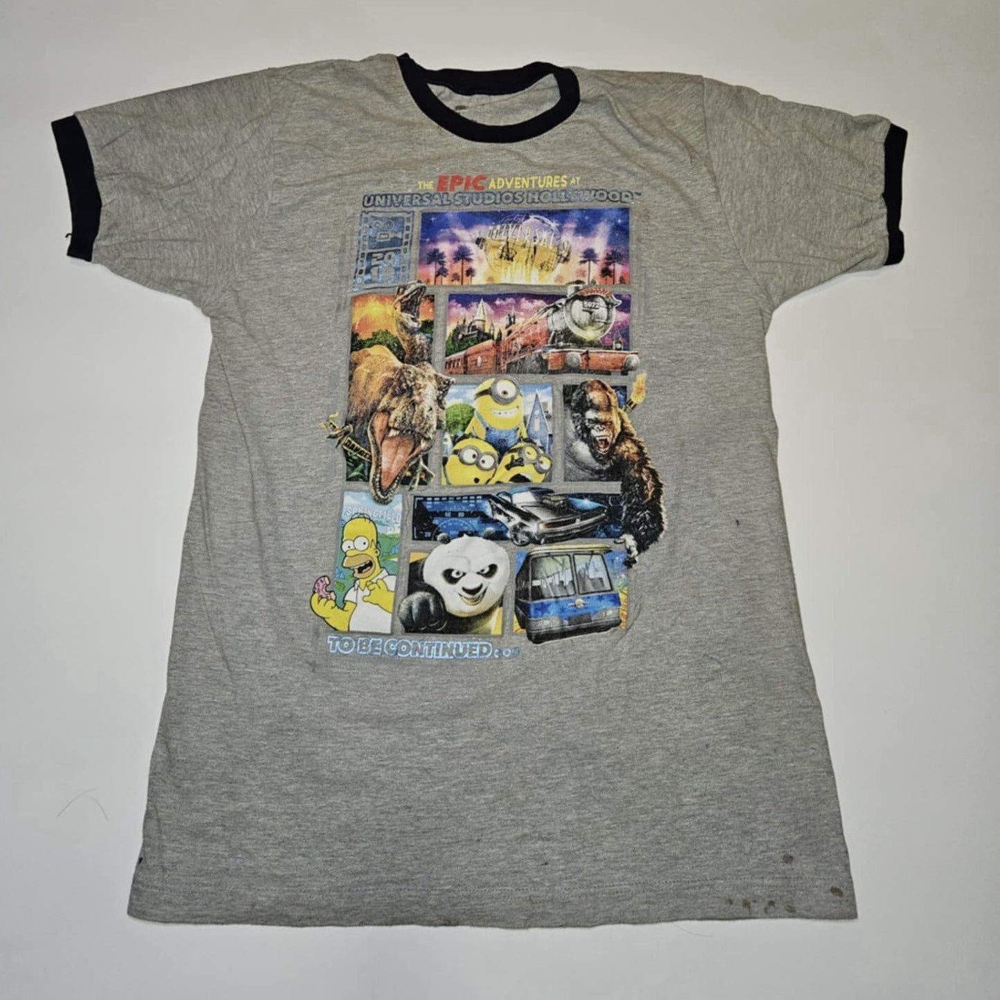 Universal Orlando Resort - Gray Shirt With Black Trim - M