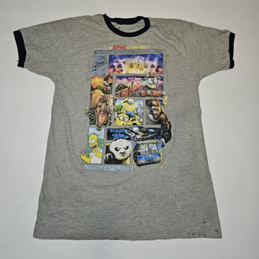 Universal Orlando Resort - Gray Shirt With Black Trim - M