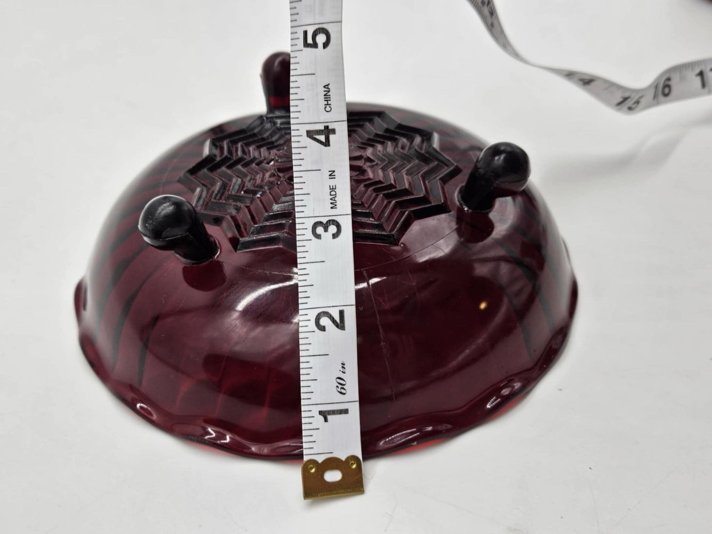 Set of 9 VTG Anchor Hocking "Royal Ruby" Red Glass Uniqe Dishware Decor Pieces