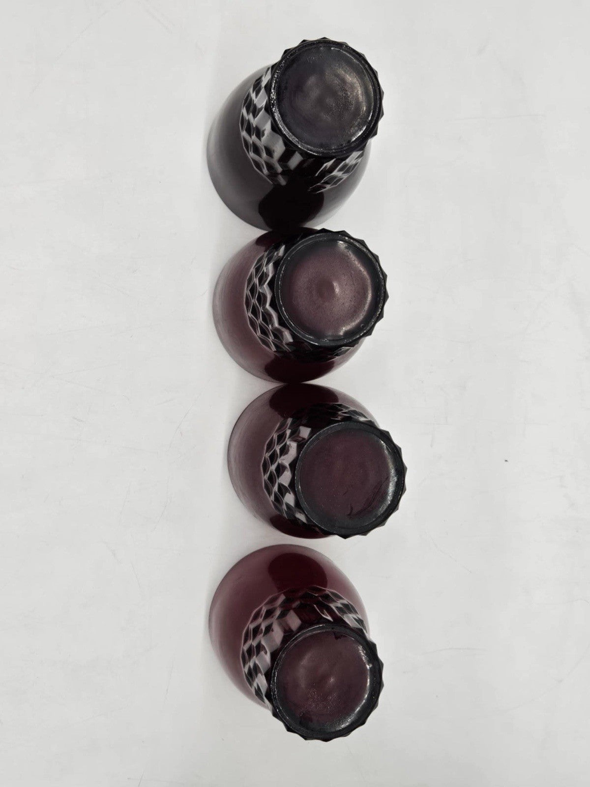 VINTAGE AVON CAPE COD RUBY RED COLLECTION PITCHER 48 Oz w/ 10 PC GLASS SET