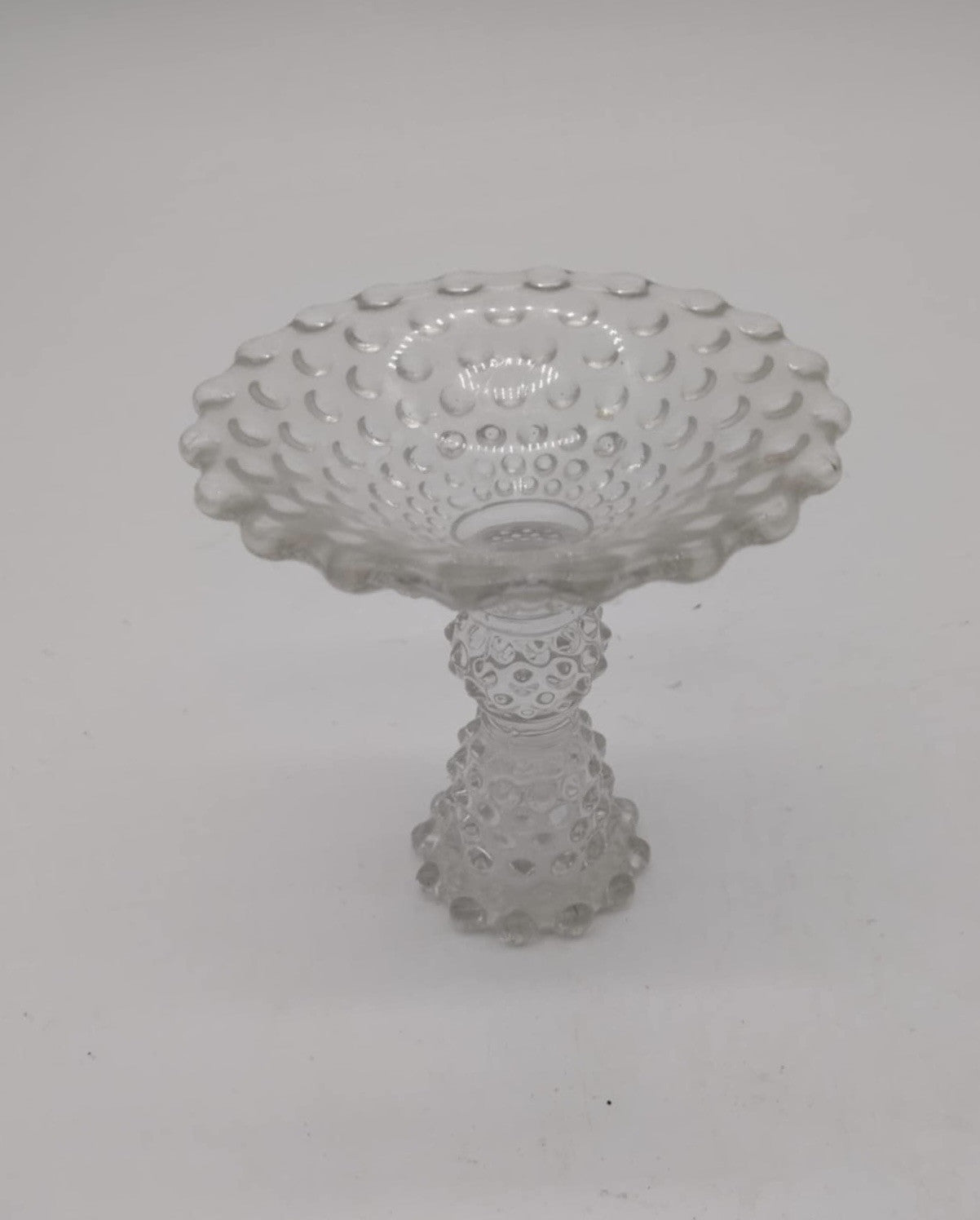 Vintage Anchor Hocking Bubble Foot Clear