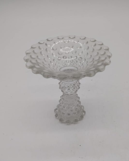 Vintage Anchor Hocking Bubble Foot Clear