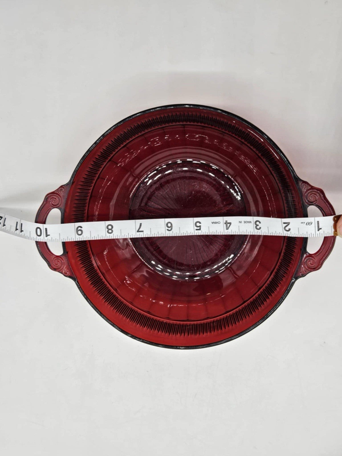 Set of 9 VTG Anchor Hocking "Royal Ruby" Red Glass Uniqe Dishware Decor Pieces