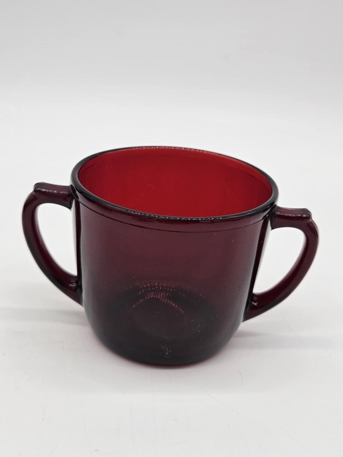 Lot of 23 Vintage Anchor Hocking Ruby Red Glass Plates, Bowls, Cups, Vase & More