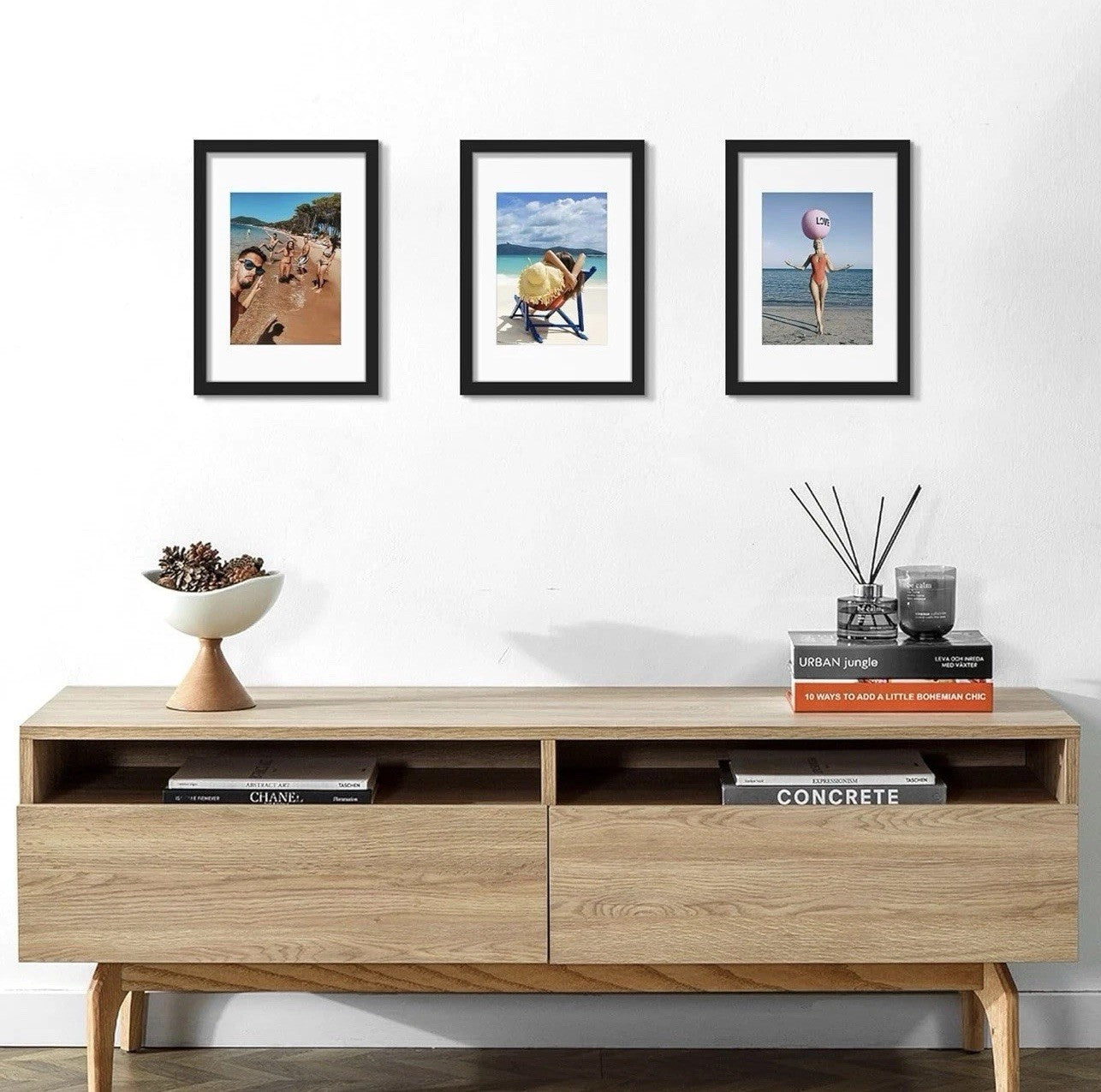 Upsimples Upsimples 24x36 Poster Frames Black 3-Pack, 24 X 36 Photo Frame