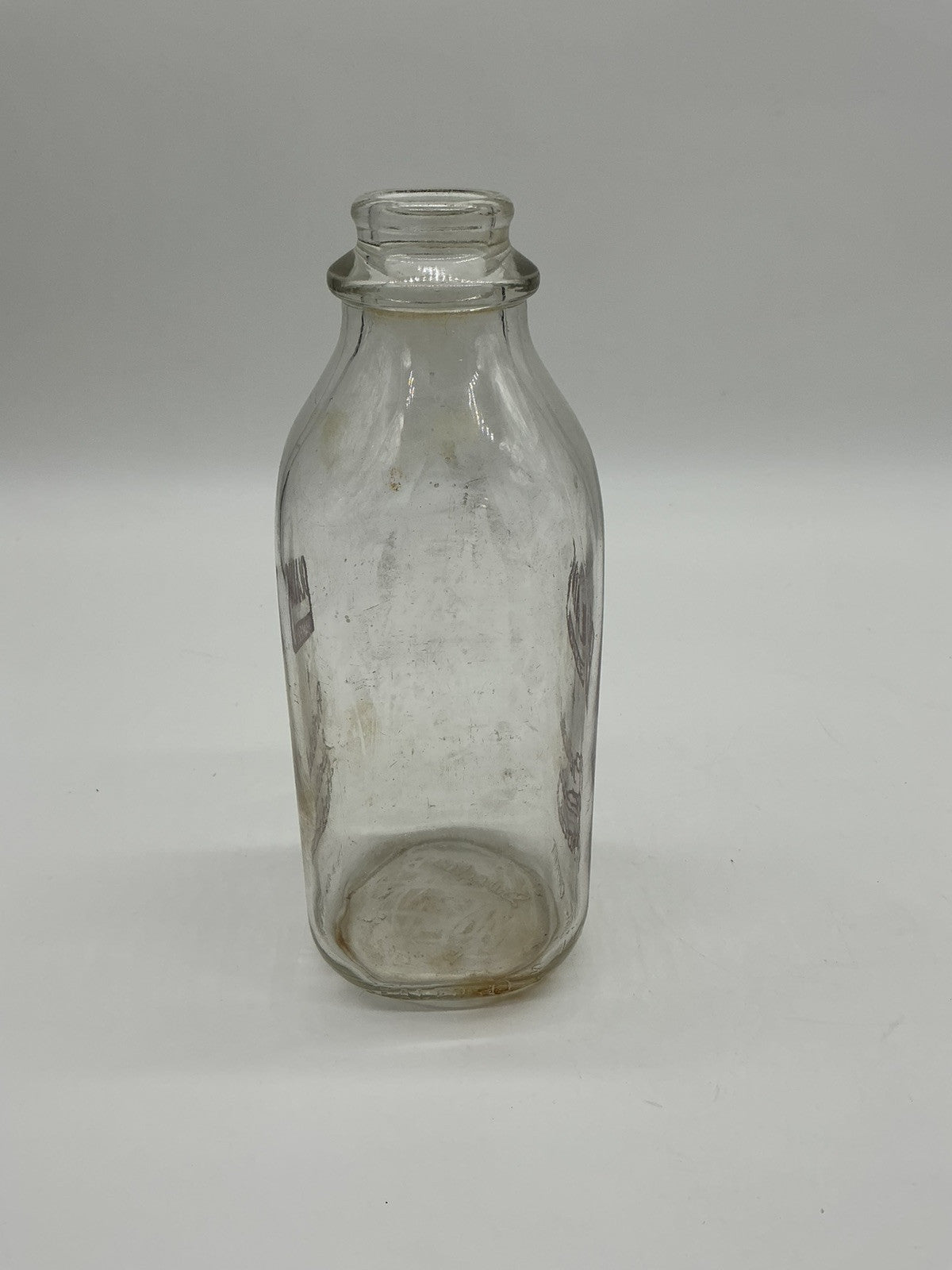 Plains Cramery Dairy 1qt Milk Bottle