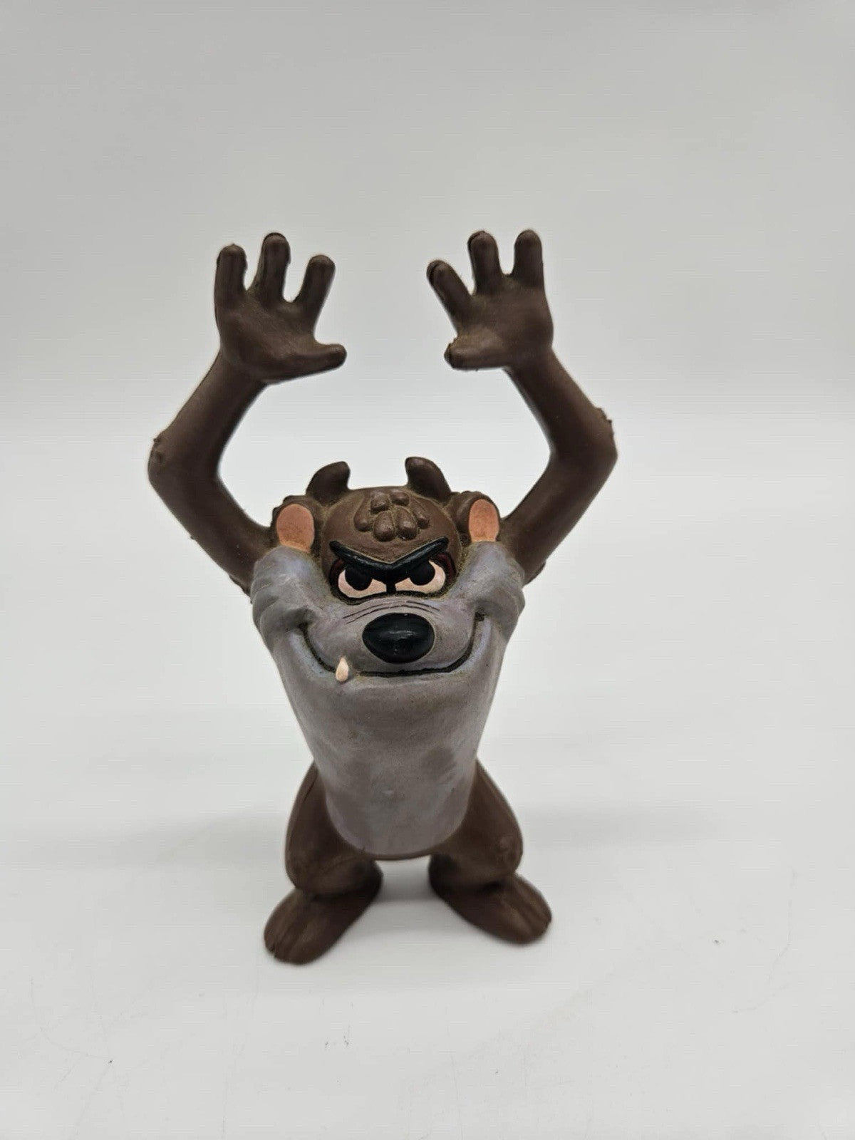 Vintage 80s Tazmanian Devil Taz Figure 1986 Warner Brothers INC Looney Tunes