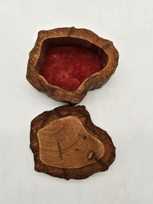 Driftwood Jewel Box Treasure Box Handmade Vanity Decor Unique VTG