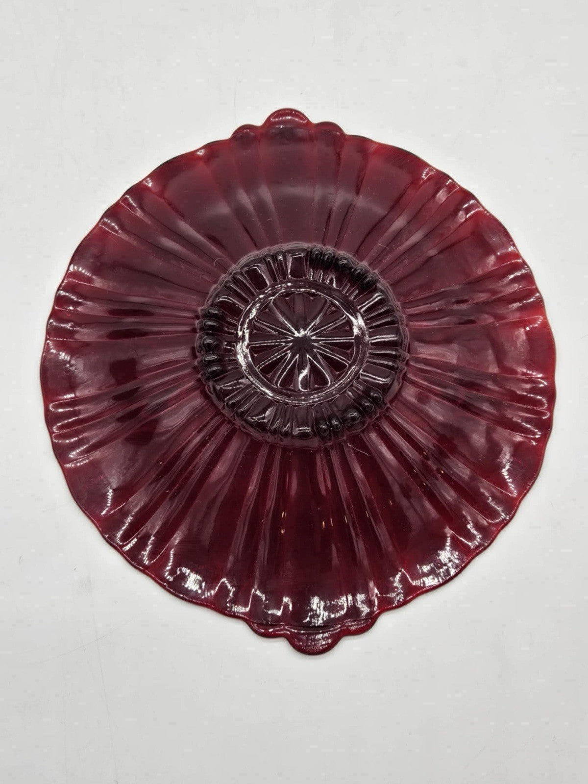 Set of 9 VTG Anchor Hocking "Royal Ruby" Red Glass Uniqe Dishware Decor Pieces