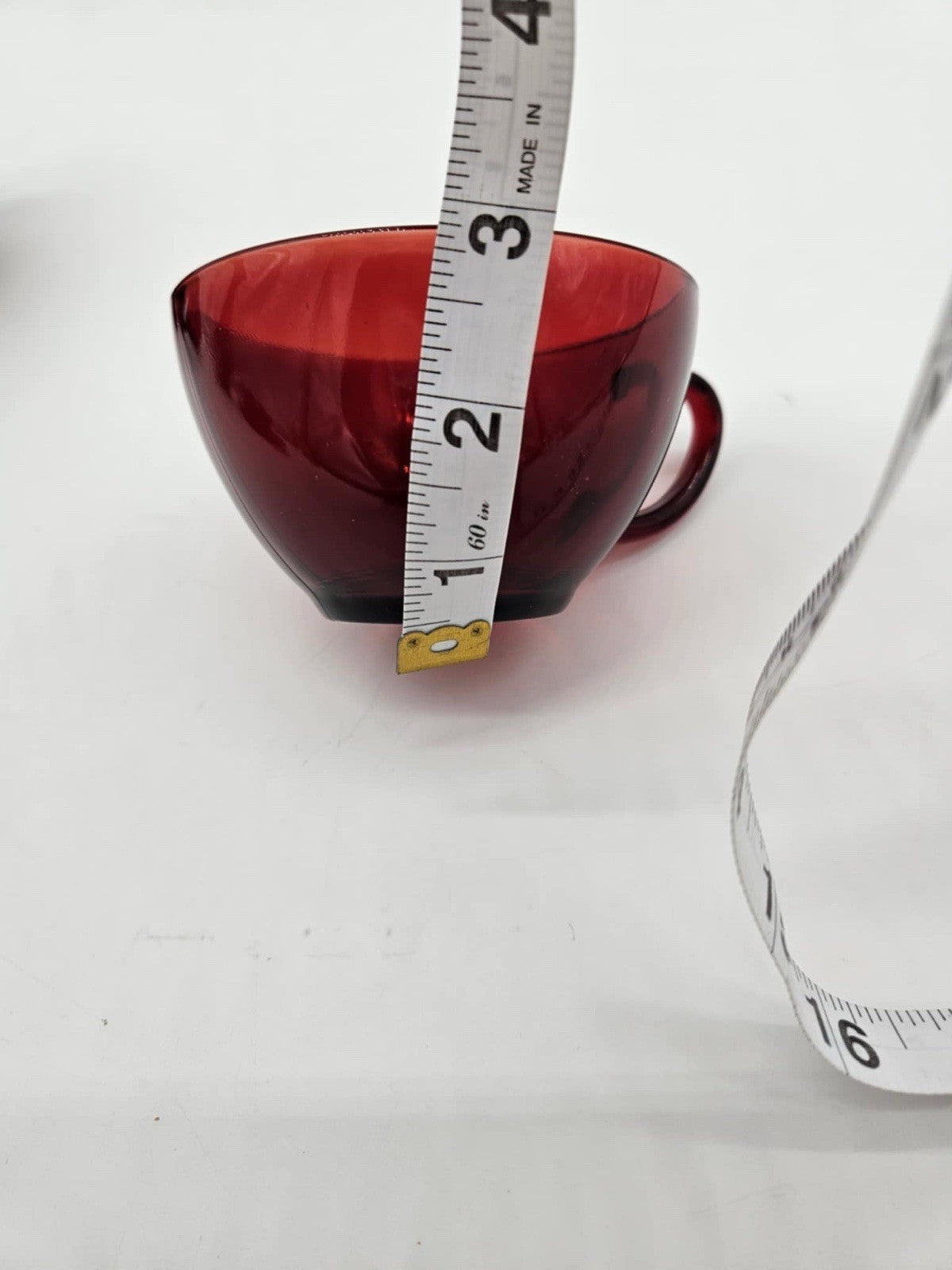 VINTAGE AVON CAPE COD RUBY RED COLLECTION PITCHER 48 Oz w/ 10 PC GLASS SET