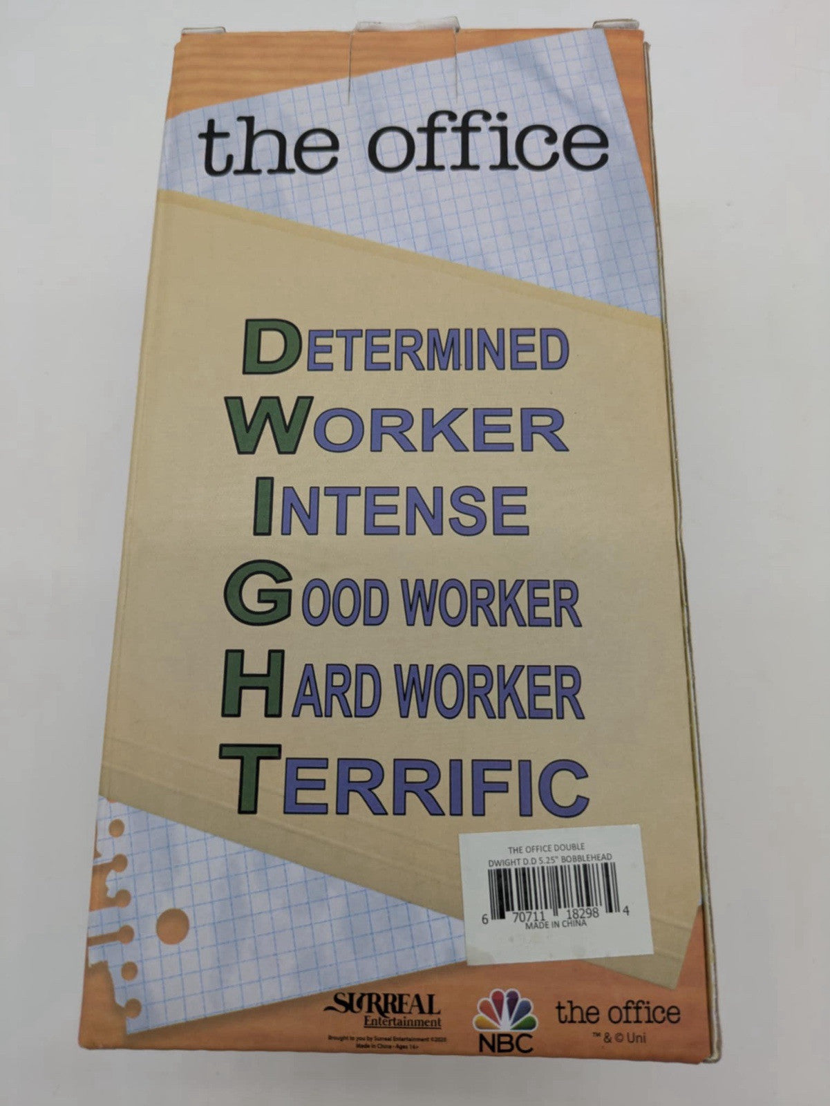 Surreal Entertainment The Office Double Dwight Resin Bobblehead | Collectible